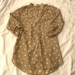 Modcloth Pam Breezely polkadot tunic